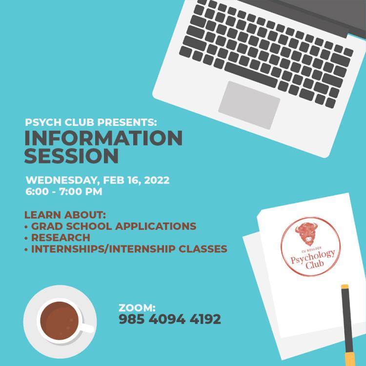 Information session flyer
