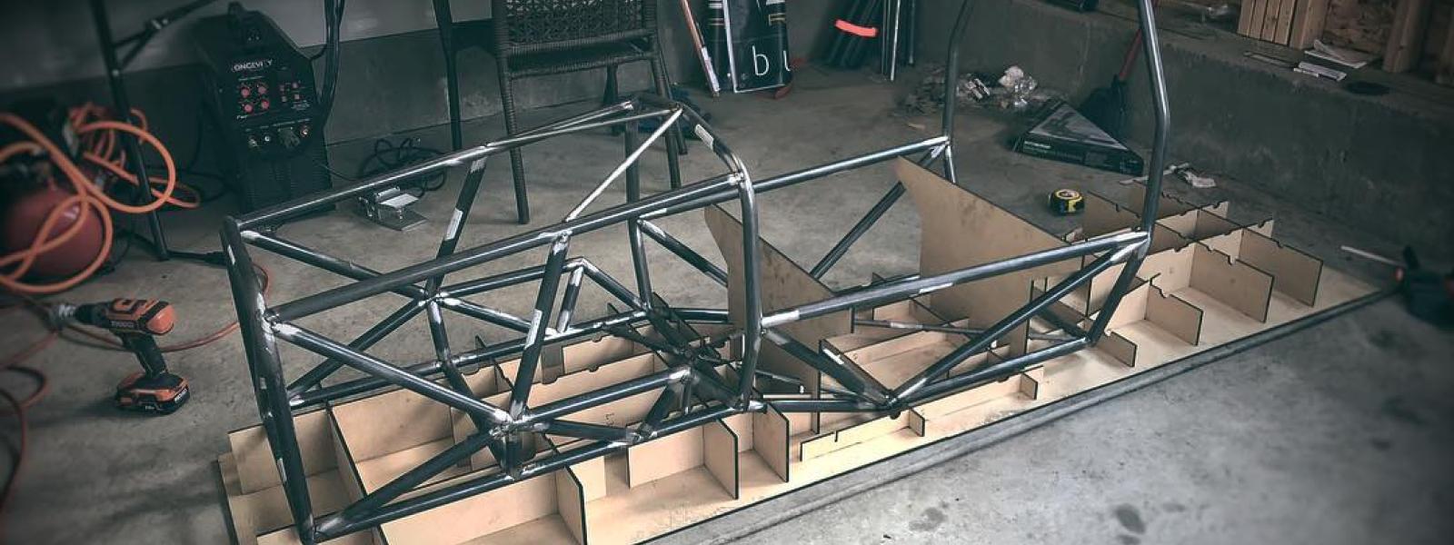 Frame welding progress
