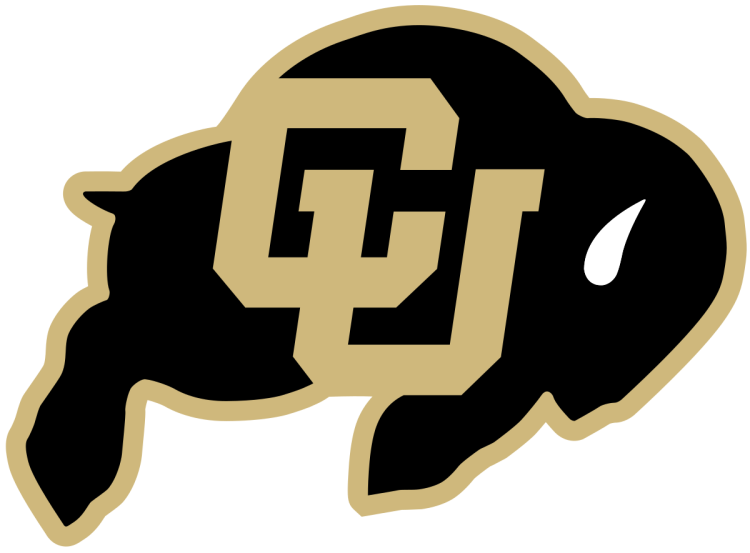CU Boulder logo of a buffalo with the letters CU