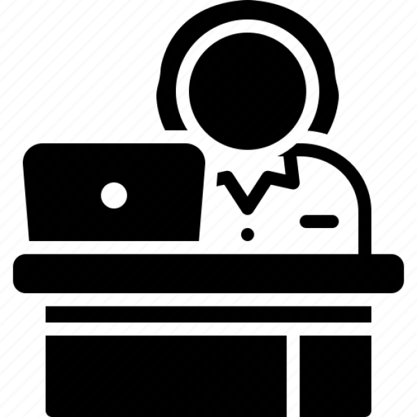 Icon of a secretary for the position description