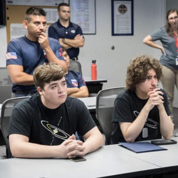 CUSEDS learning about NASA's neutral buoyancy lab