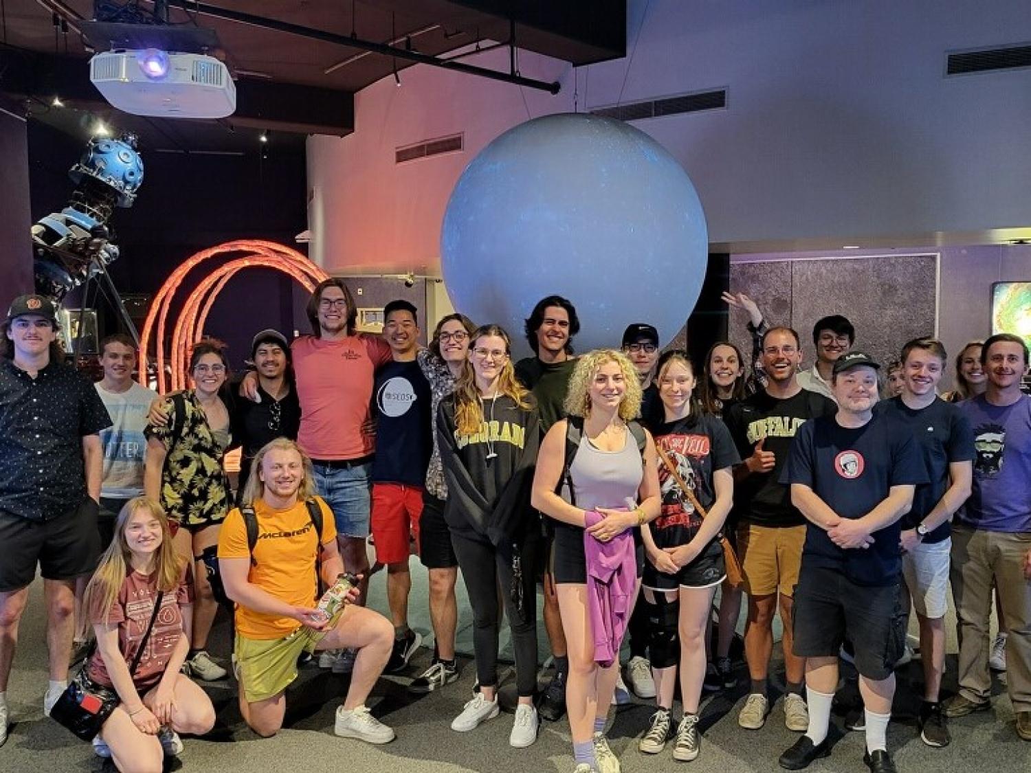 CUSEDS at the Planetarium for Yuri's Night in 2023