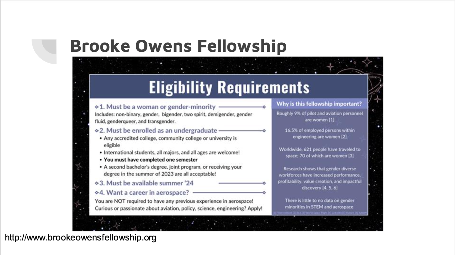 Eligibility for Booke Owens