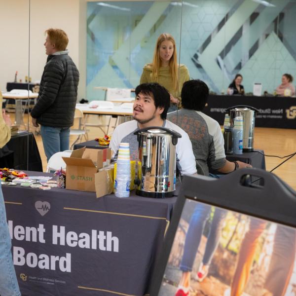 Students attend the Gratitude Fair