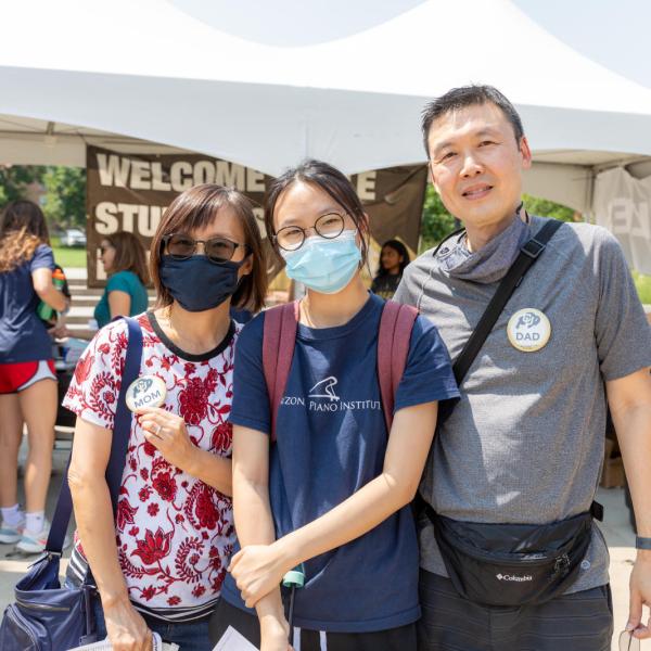 New Buff family during Fall Welcome