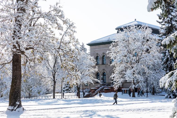 Snowy campus