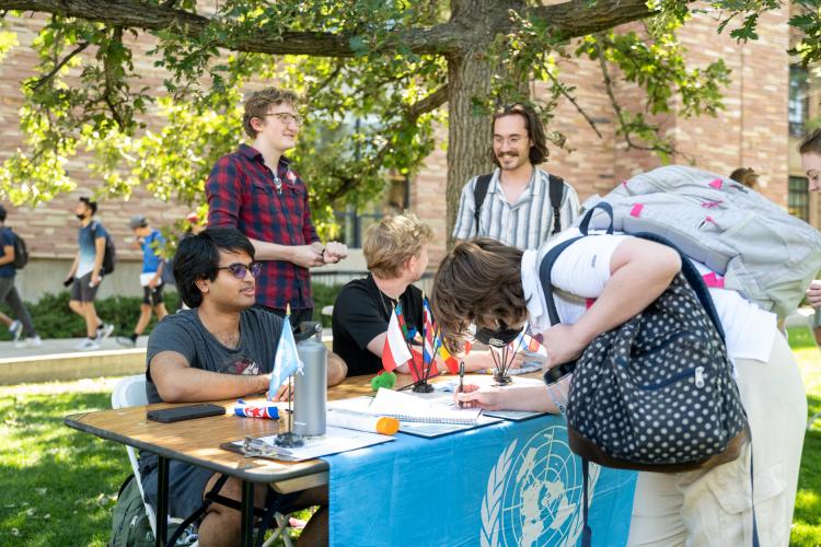 Be Involved Fair table