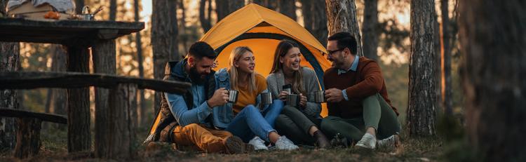 People camping