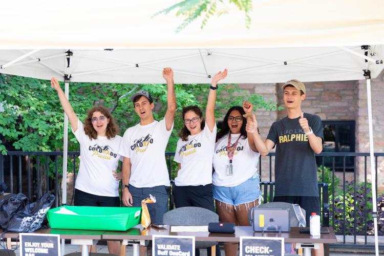Journey leaders at move in