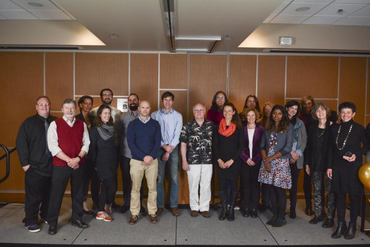 A group photo of the 2017 Marinus Smith Award recipients