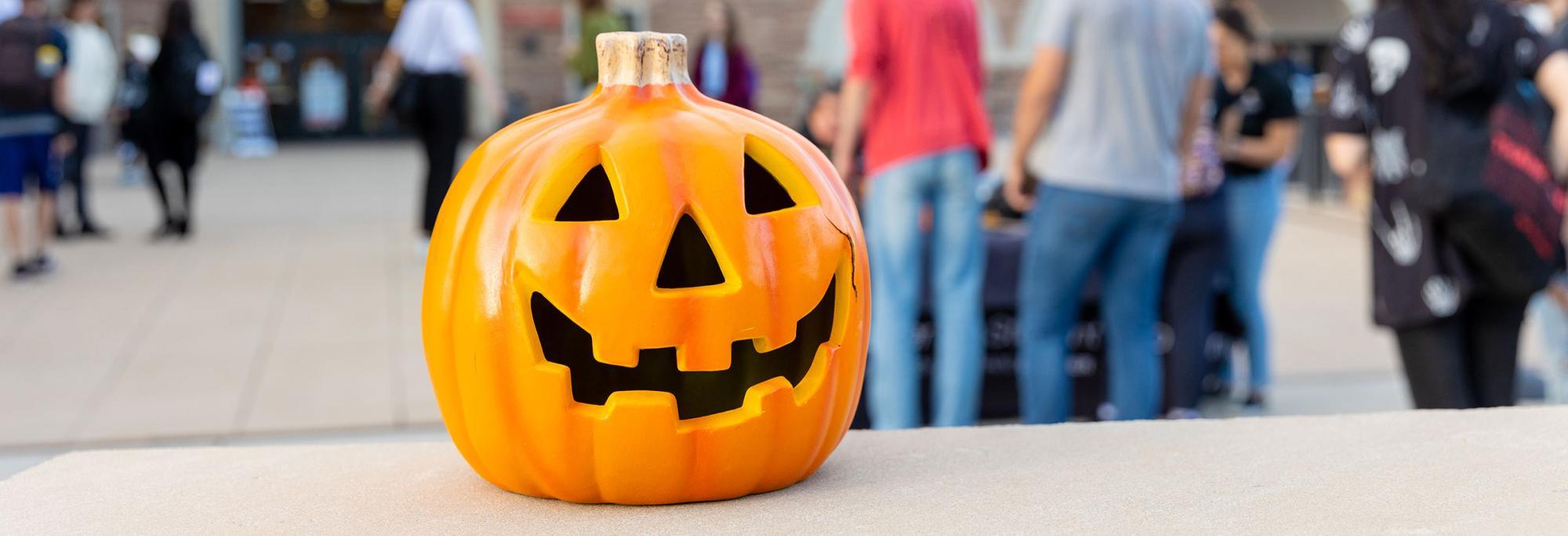 pumpkin on a table