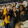 Students attend a CU Buffs football game