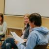 Students in a group session