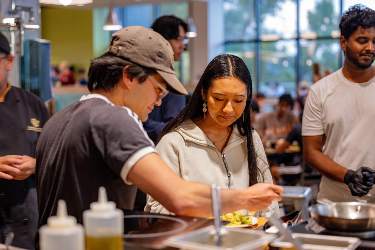 image of students at Ralphie's Cooking Basics