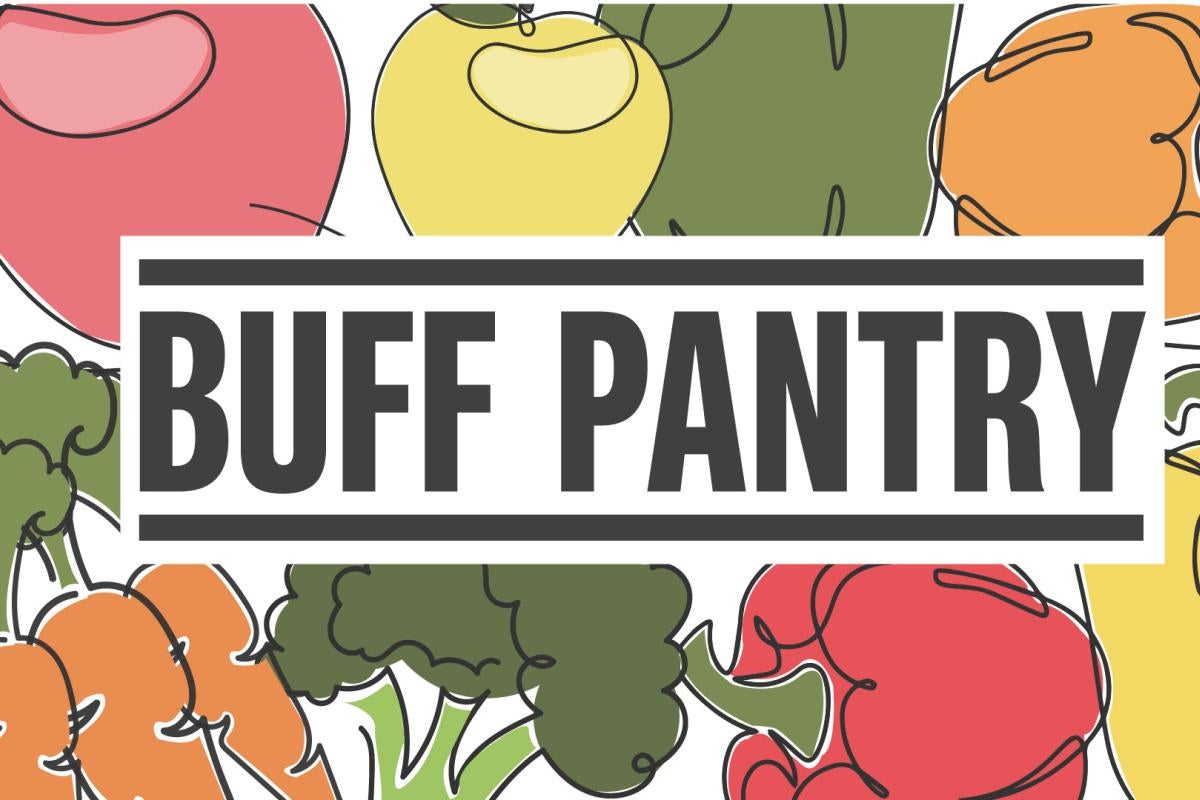 stylized text 'Buff Pantry'