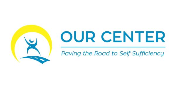 stylized text 'OUR Center'
