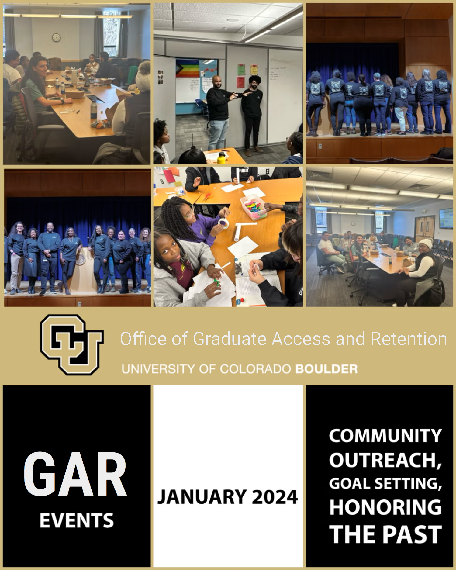 GAR Events, Community Outreach, Goal Setting, Honoring the Past