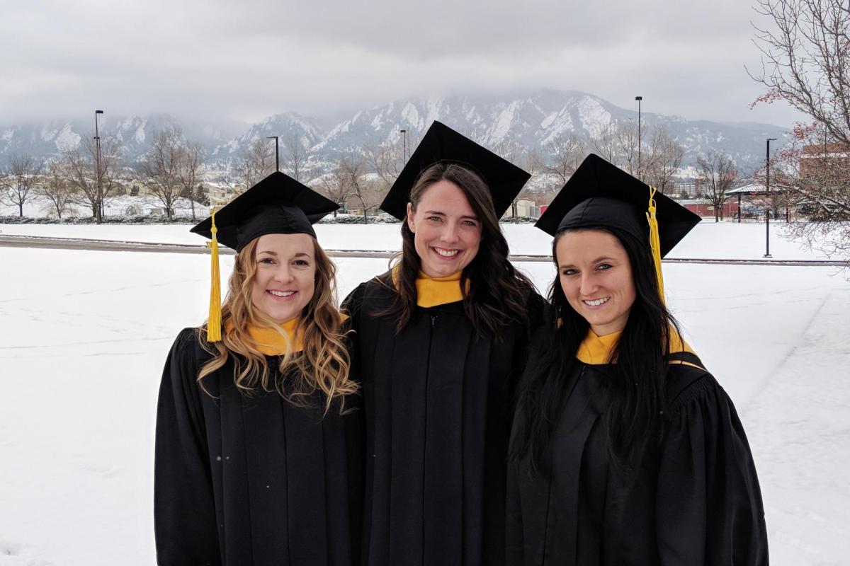 Masters of the Environment students at Commencement