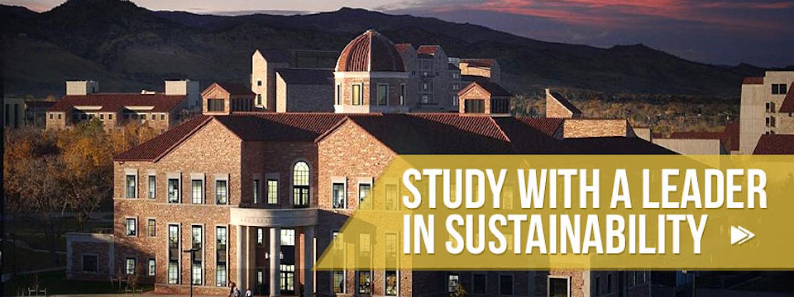 Campus Building: Study with a Leader in Sustainability