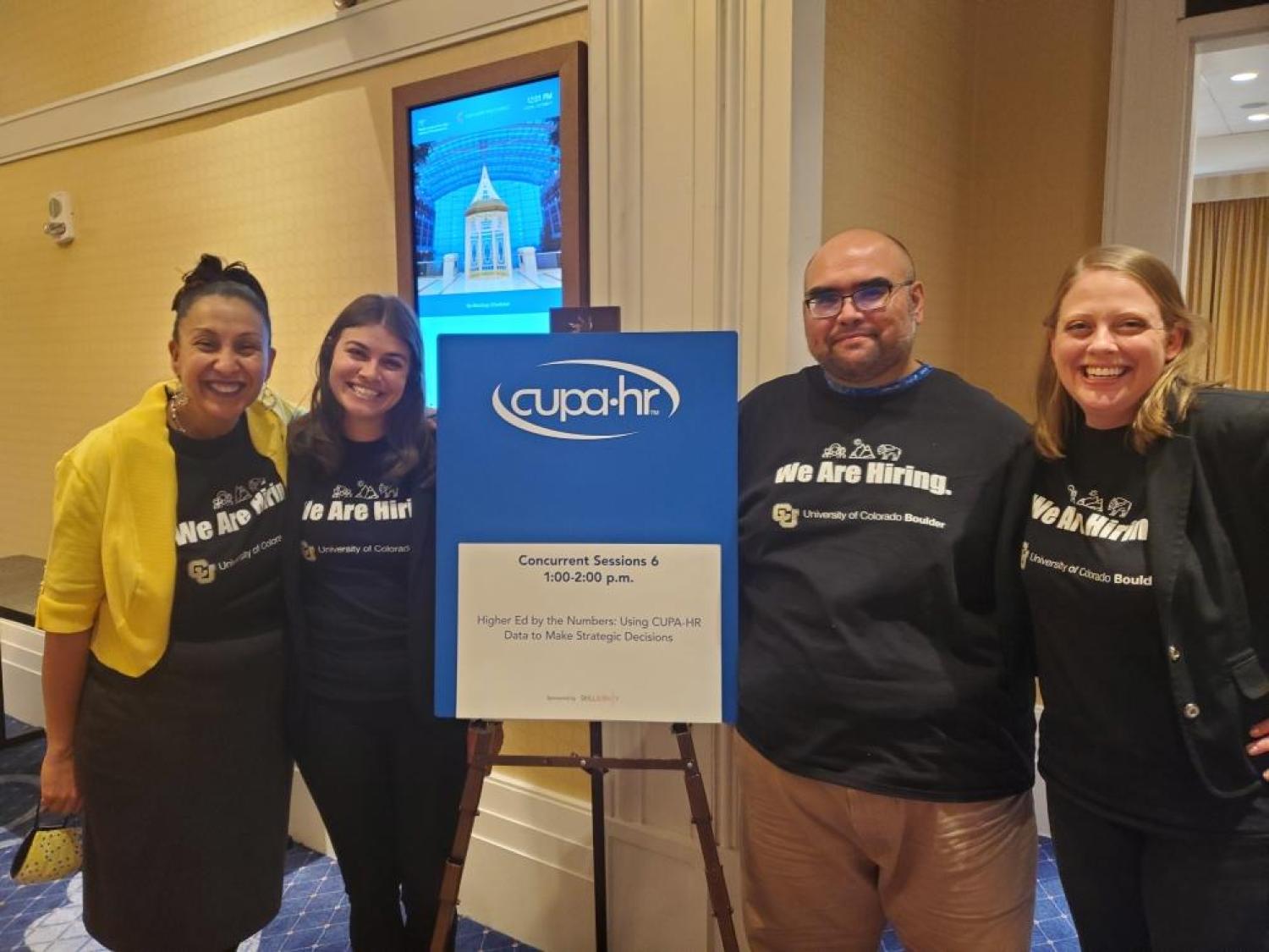Members of the campus’s Office of Human Resources present at the CUPA-HR annual conference.