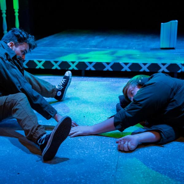 Students performing Almost Maine