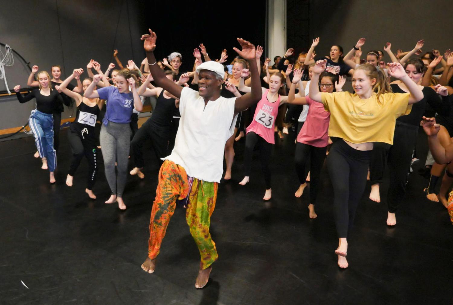 group dance class