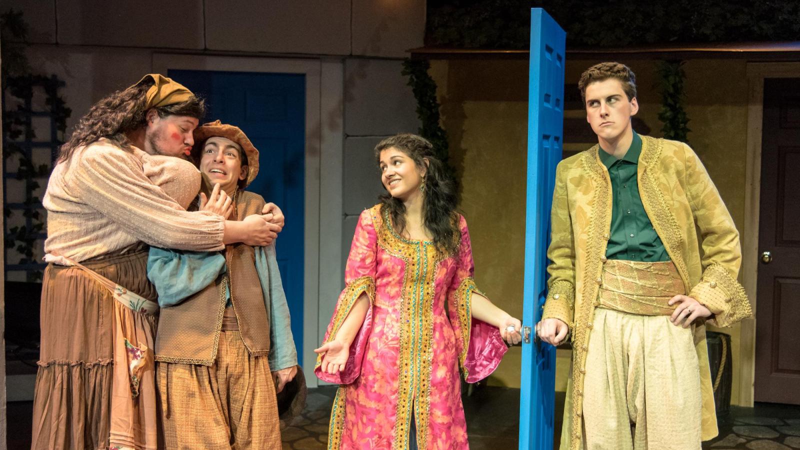 Students performing Shakespeare's Comedy of Errors
