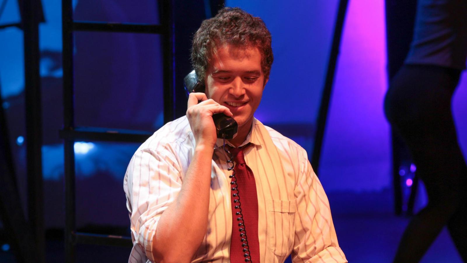A student actor as Kyle in Unspoken