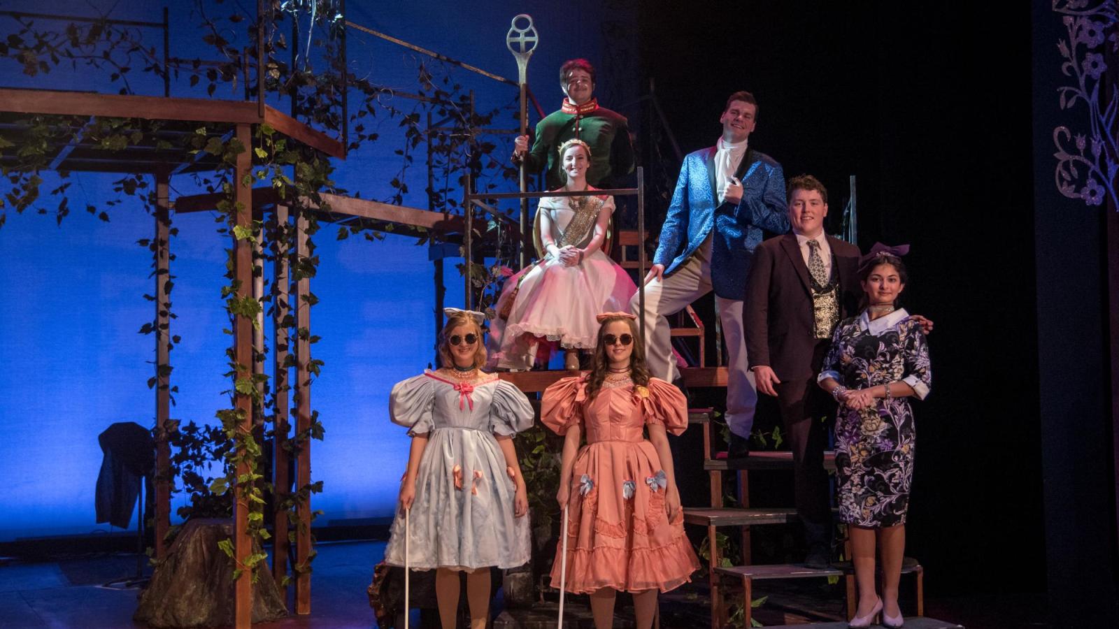 Student actors perform Into the Woods