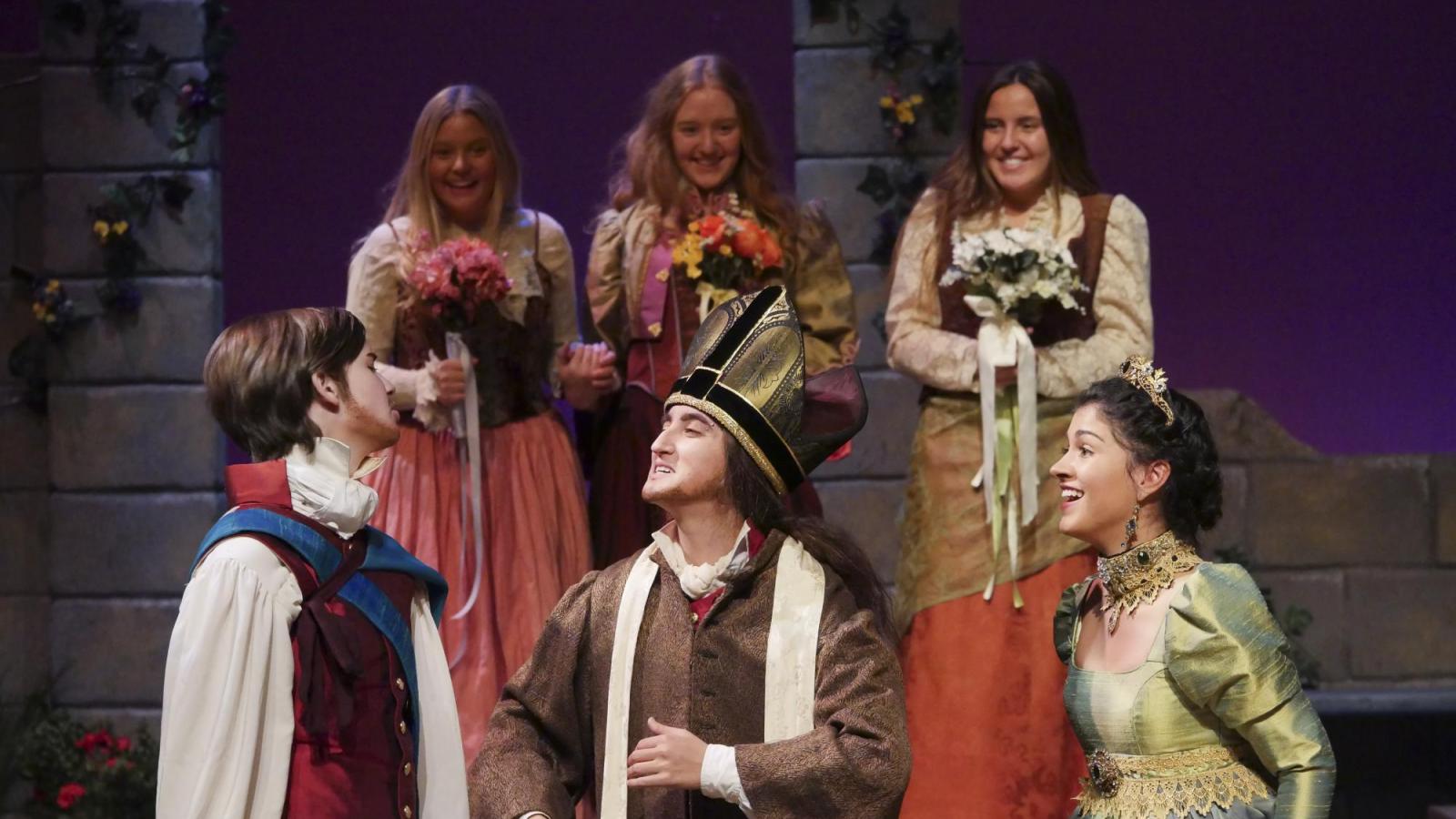 students performing Shakespeare's Twelfth Night