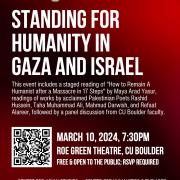 Standing for Humanity in Gaza and Israel 