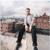 Rapper Nelson Dialect on Rooftop in Brooklyn