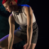 Dancer performing