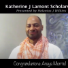 faculty member presenting an award
