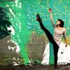 Kelley Ann Walsh dancing. 