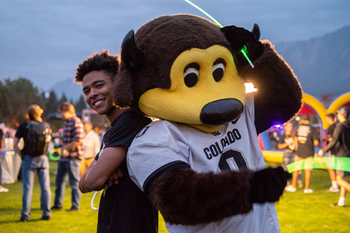 Chip hugging students