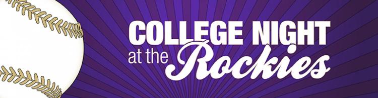 College Night at the Rockies