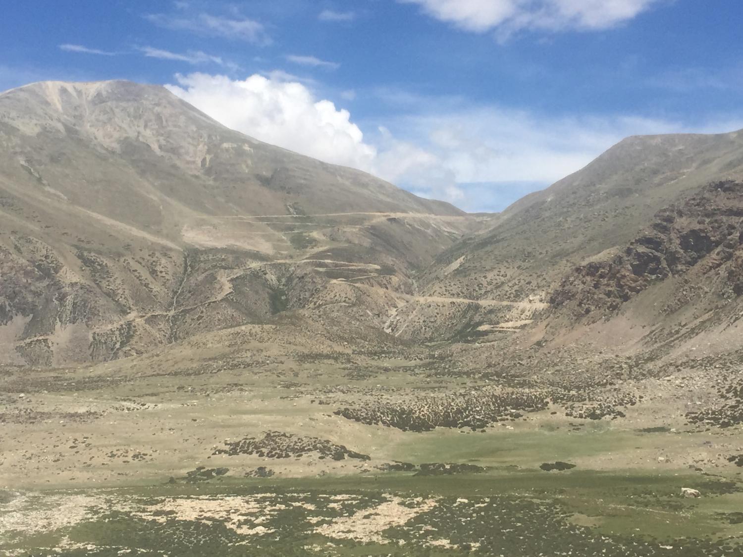 new "road" up to Laptsa Shar pass