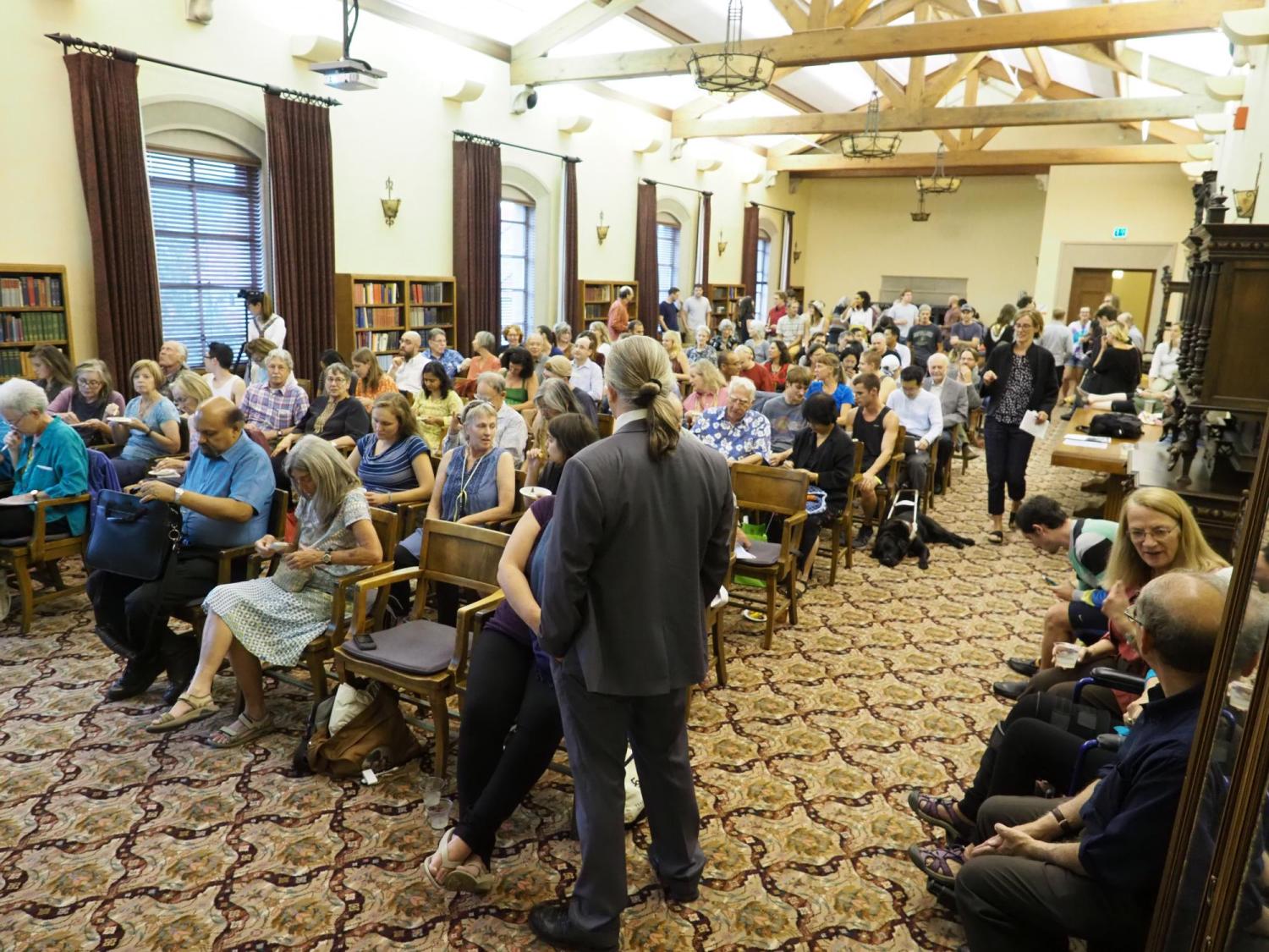 Trungpa Lecture with Charles Ramble, View of the Audience Gathered