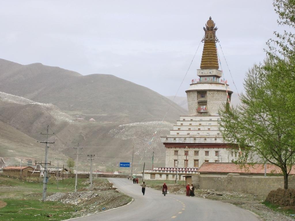 Stupa at County Seat in Padma