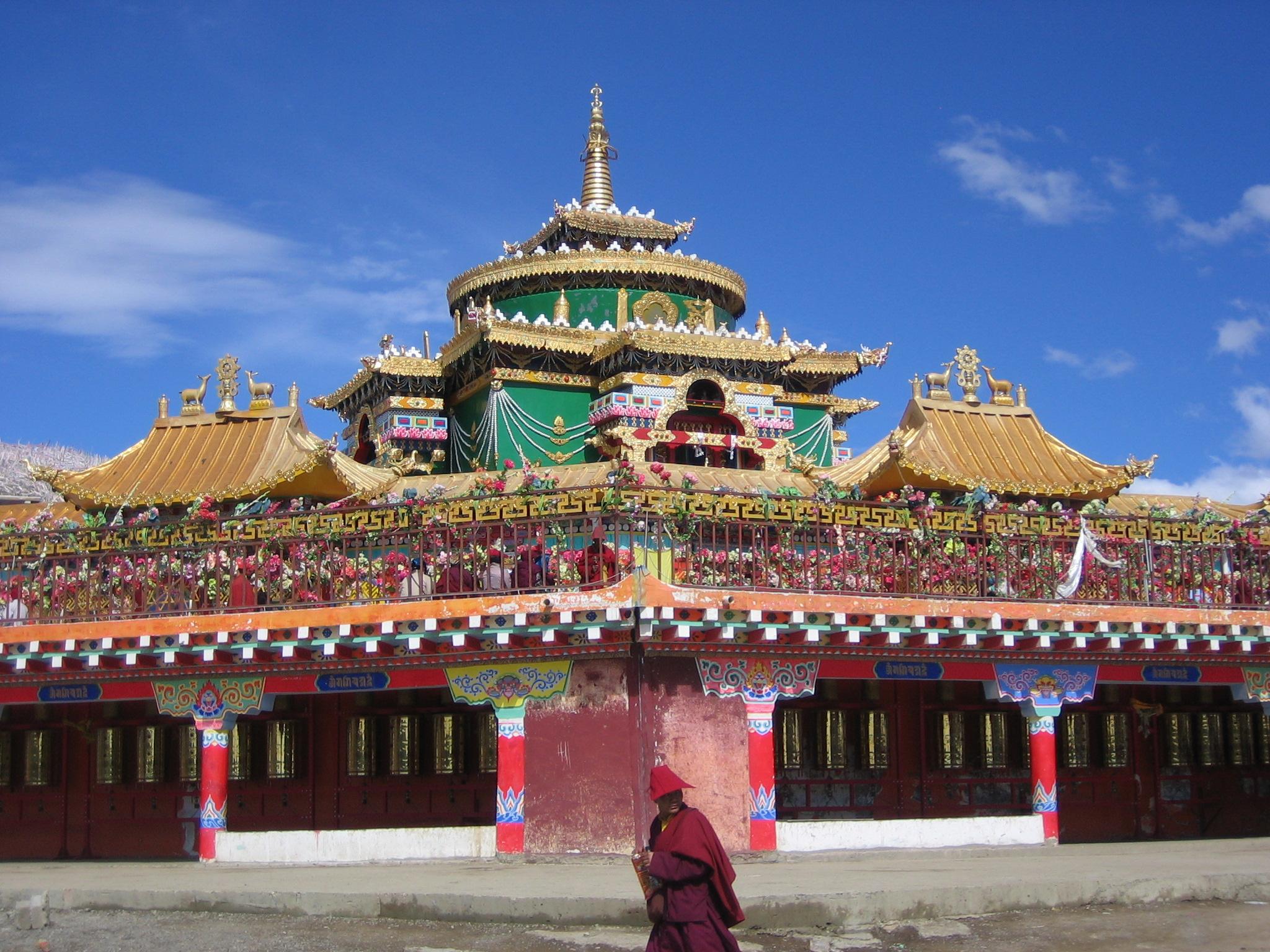 Jutrul Temple at Larung Gar
