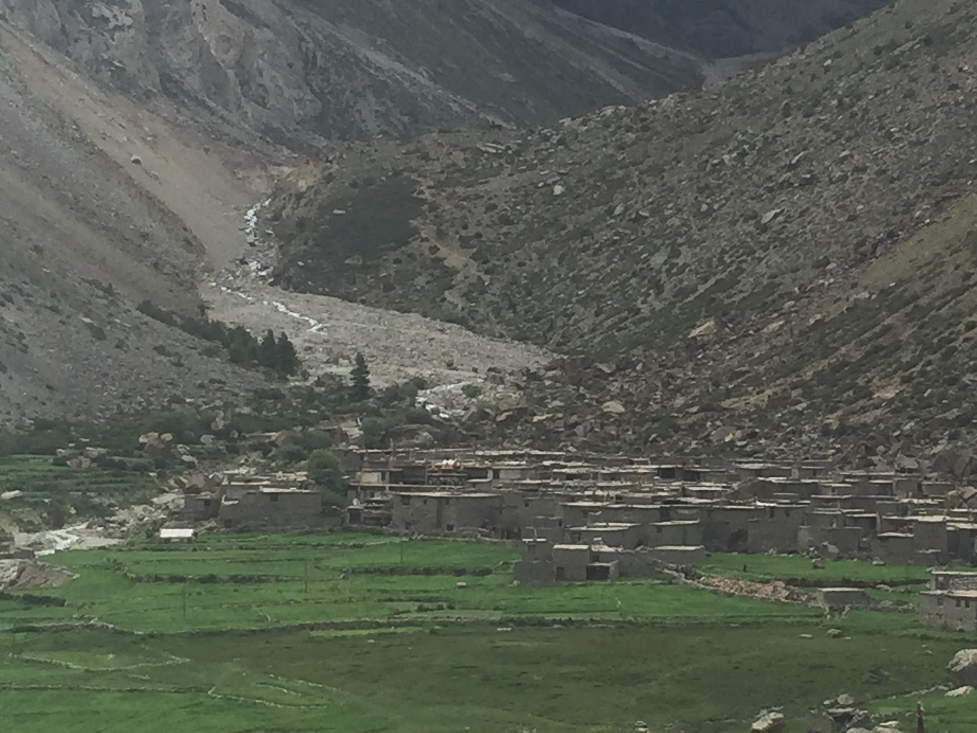 Halzi looking in the direction of the GLOF