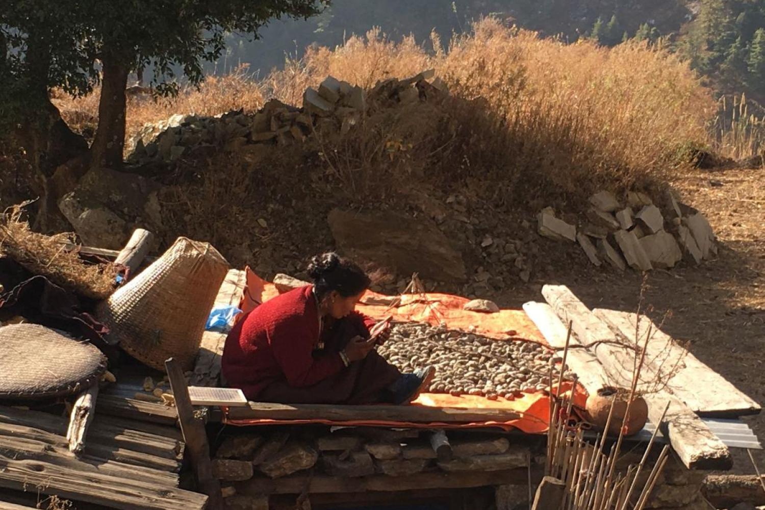 Pema Dekyi in Nubri Valley