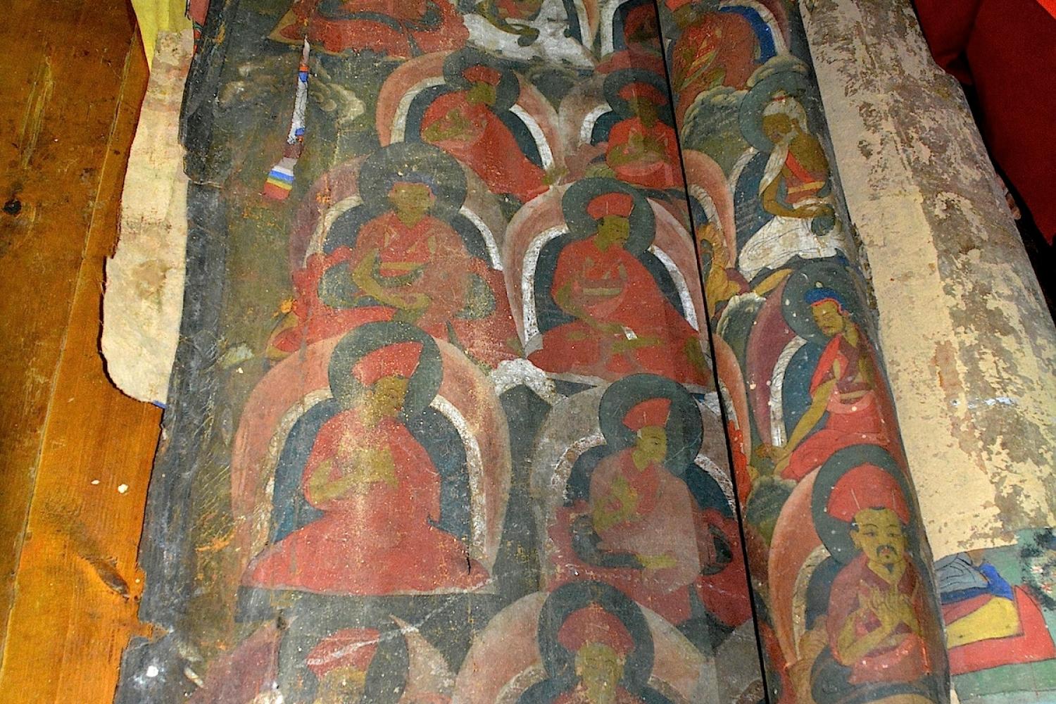 Renovations in a temple