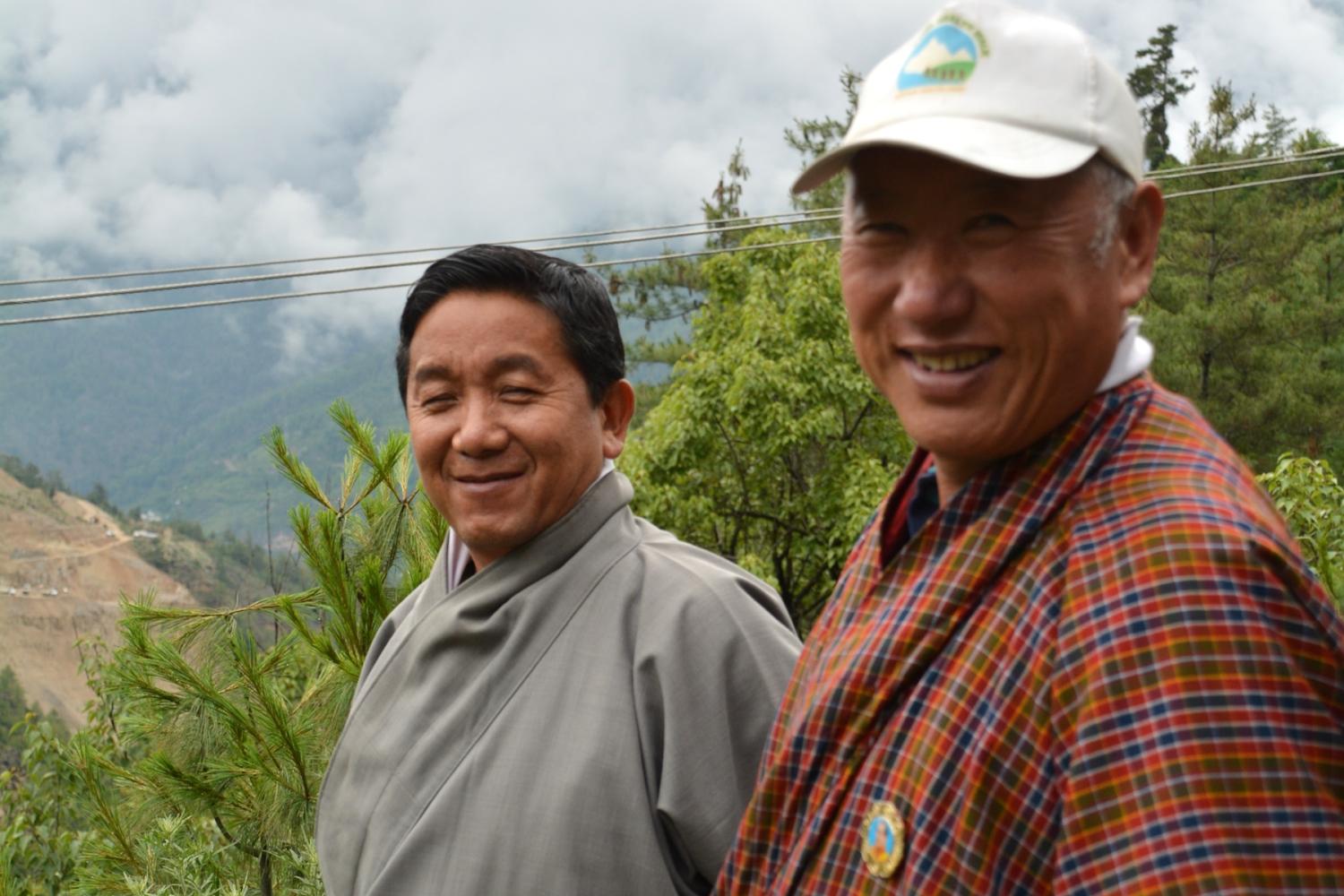 Dr. Dargye and Lopen Kunzang Thinley