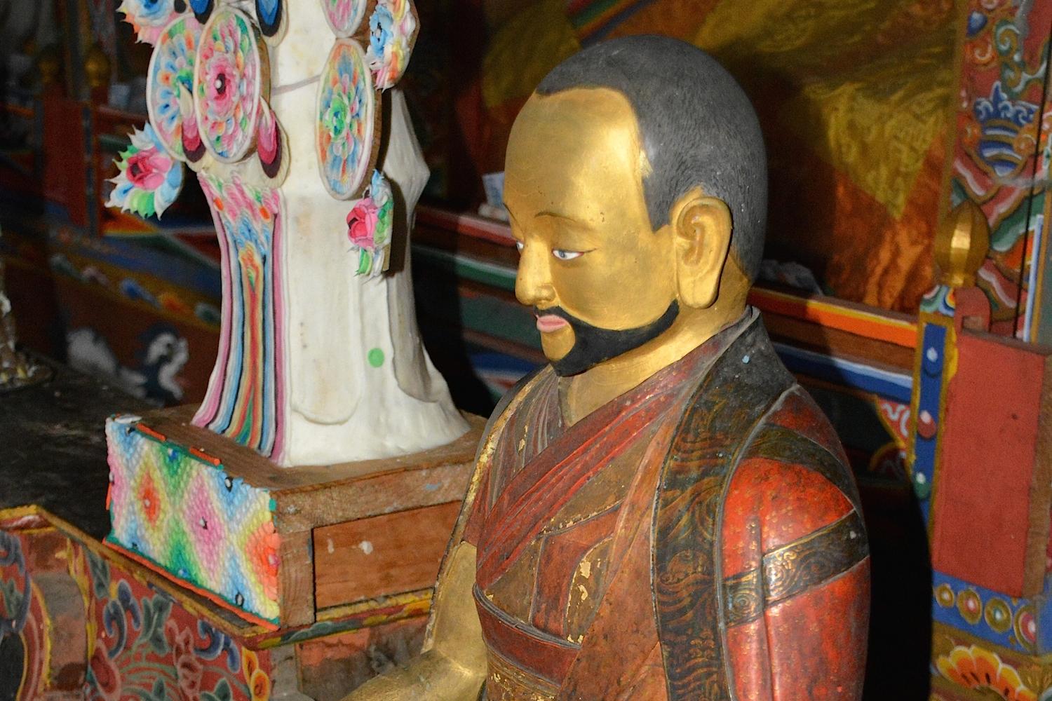Sculpture inside a temple