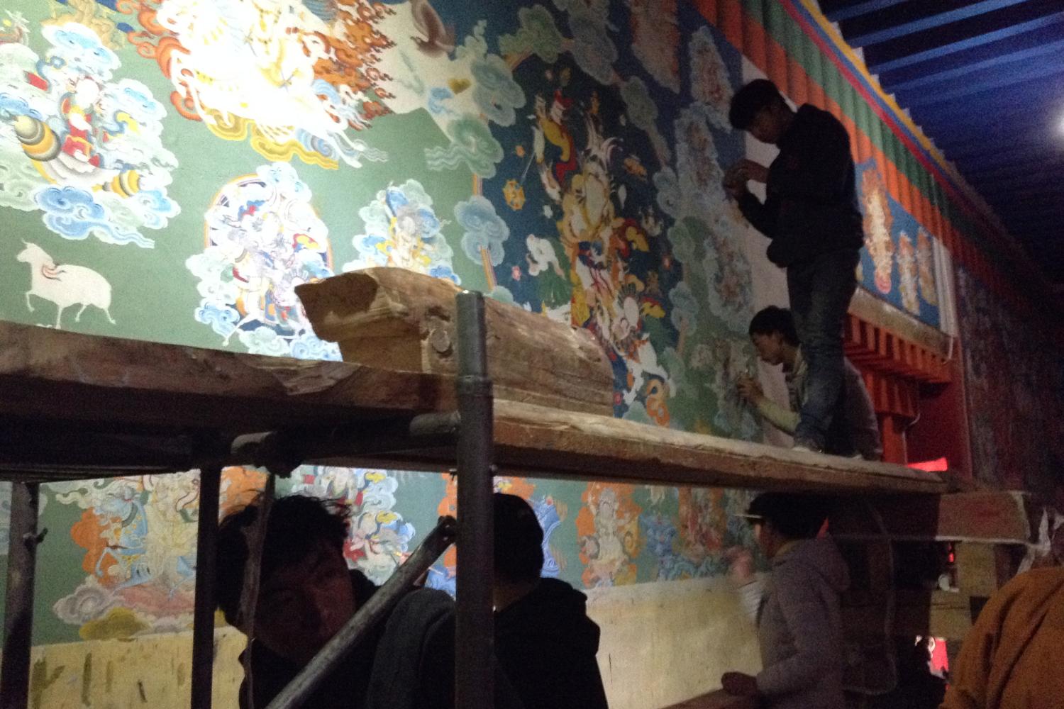 artists from Kham at Guru Gyam