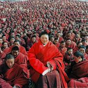 Jetsunma Mumtso with Nuns at Larung Gar