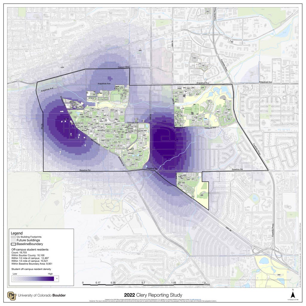 Map depicting the expanded emergency alert area