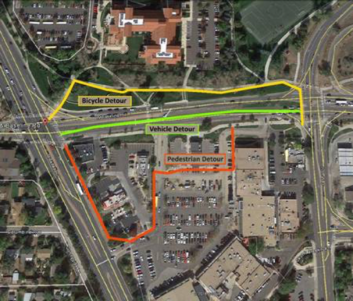 Baseline underpass construction impacts to increase CU Boulder Today